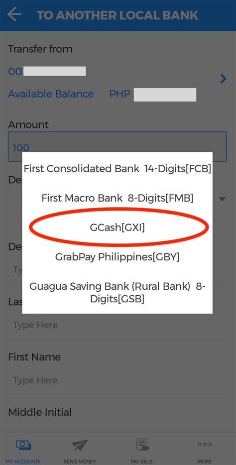 gcash to bdo transfer